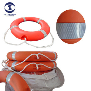 Anello di Salvataggio ad Alta Galleggiabilità SOLAS in HDPE Arancione, Attrezzatura di Sicurezza Marina - Product Image 1