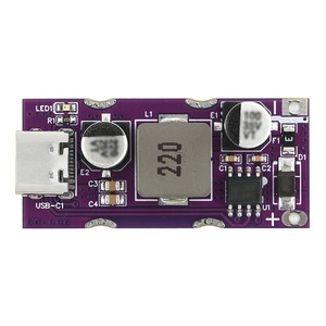 โมดูลไดรเวอร์พาวเวอร์ประเภท C PD63W รองรับการชาร์จเร็วแบบเต็มโปรโตคอล DC 5V สำหรับอุปกรณ์ USB C - Product Image 1