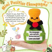 Xinezaa - Adorable crochet pour cadeau d'anniversaire, fête des pères et Saint-Valentin - Décoration d'intérieur amusante et inspirante