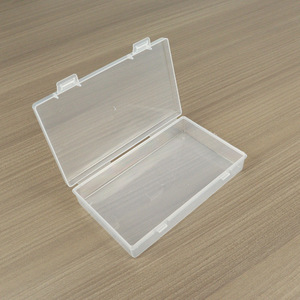 Rectangular Pp Plastic Transparent Storage Box 15.5 X 9.2 X 3 Cm With Lid For Parts Hardware Tools Fishing Tackle Component - Product Image 3