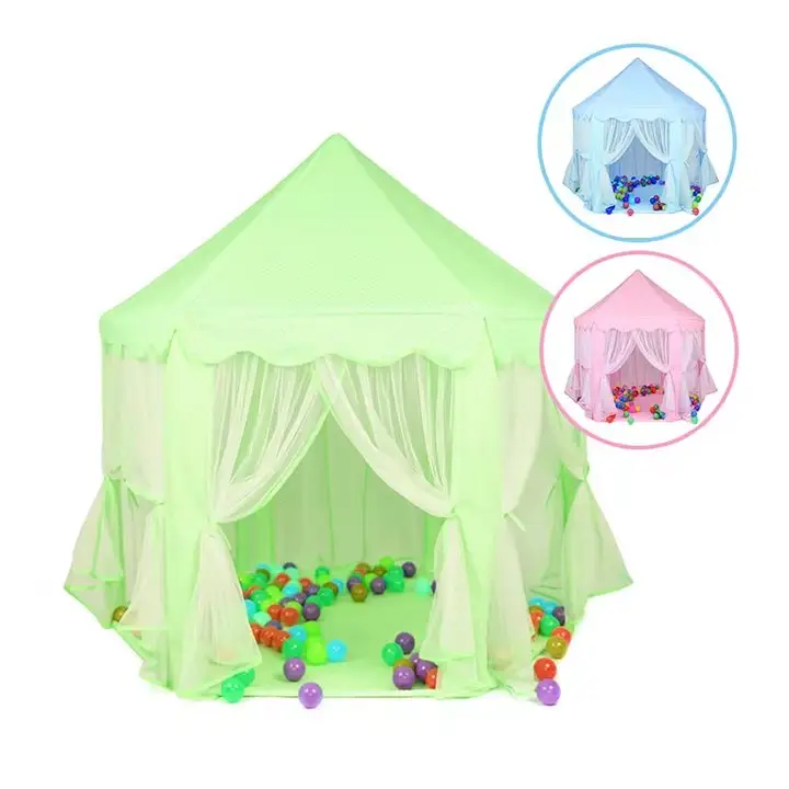 Indoor female mini garden castle small house large princess playhouse baby kids children play tent