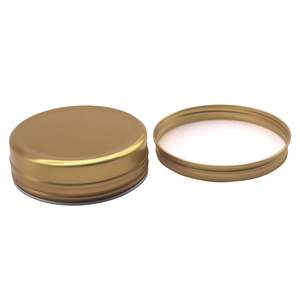 Boîtes en aluminium <span class=keywords><strong>Couvercle</strong></span> à vis Rechargeable Contenants cosmétiques <span class=keywords><strong>de</strong></span> voyage Petites boîtes Baumes à lèvres Salves Bougies Baume doré - Product Image 4