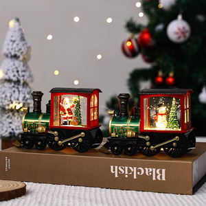 Nouveauté 2025 : Décorations de Noël, Cadeaux et Articles d'Artisanat – Lumières de Noël LED en Plastique, Petit Train, Boule de Neige, Lumières Aquatiques pour la Décoration Intérieure - Product Image 4