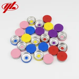 GMP Certified 20mm Customized Vial Cap Wholesale Aluminum Flip off Caps