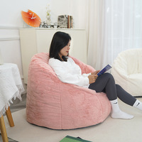 Canapé pouf moderne en forme de citrouille, surdimensionné, rembourré en mousse à mémoire de forme, livré en boîte, fauteuil de relaxation ergonomique pour dortoir et salon