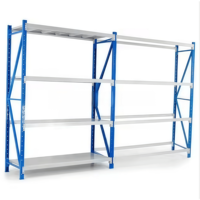 Étagères de stockage robustes en acier inoxydable, utilisées comme solution de stockage exclusive pour les marchandises lourdes dans les entrepôts industriels