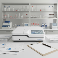 Photomètre UV-Visible à Double Faisceau Portable BIOBASE Chine à Bas Prix pour l'Analyse Chimique en Laboratoire