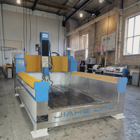 Nouvelle Promotion Hot Style Pierre Marbre Complexe 3D Conceptions CNC Routeur 3 Axes PLC Contrôlé Marbre Oeuvre Sculpture Machine