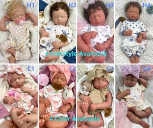 دمى سيليكون واقعية قابلة للغسل بطول 20 بوصة على شكل لولو، هدية عيد الميلاد للفتيات والأولاد - Product Image 3