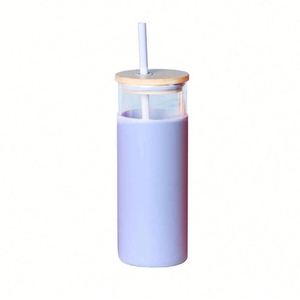 Vaso de Vidrio Ecológico con Pajita - Product Image 3