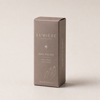 Boîte d'emballage cosmétique personnalisée, rouge à lèvres, vernis à ongles, mascara, boîte pliante mince, matériaux recyclés écologiques
