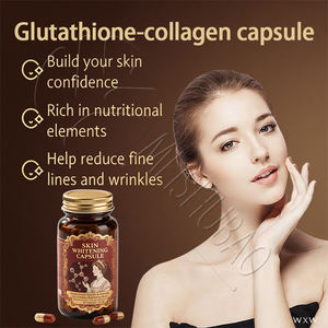 OEM Großhandel Jüngeres Gesicht Haut aufhellung Beauty Supplements Kollagen & Glutathion Kapseln Pillen - Product Image 4