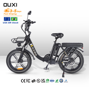 Bicicleta Plegable Q11 con Batería de Litio de 48V 15AH, Motor sin Escobillas, 7 Velocidades, Neumáticos Anchos y Batería Integrada (Stock en EE. UU.) - Product Image 1