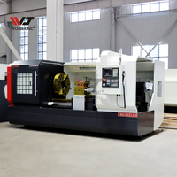 Machine à tourner horizontale CNC WOJIE CK6180, machine de tournage de précision en métal pour le travail des arbres et des essieux