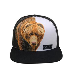 Custom Fashion 5 Panel Trucker Caps OEM Design Sublimation druck Mesh Snapback Hip Hop Hut - Product Image 2
