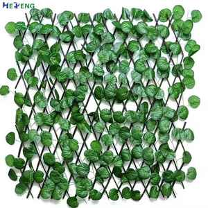Extension rétractable 3D Clôture de <span class=keywords><strong>jardin</strong></span> en bois sécurisée feuille verte <span class=keywords><strong>artificielle</strong></span> Clôture en maille Cour à usage agricole UV PE Porte plante - Product Image 6