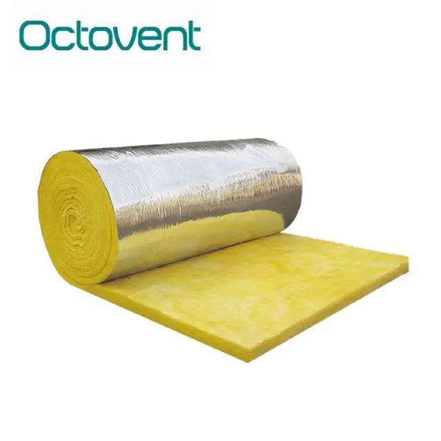 HVAC Thermal Duct Aluminium Foil Fiberglass Insulation