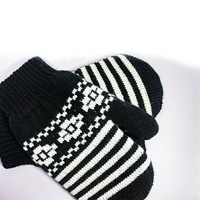 Mitaines d'hiver épaisses en acrylique pour enfant, motif animal personnalisé, mignonnes, chaudes, coupe-vent, design tendance, en polaire, pour Noël, usage quotidien, fête, décontractées