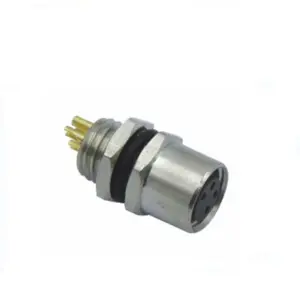 M8 aviation plug 3/4/5/6/8 pin male female cable angled waterproof connector