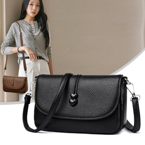 Sacs à bandoulière compacts de luxe, sacs à main en cuir PU, sacs à main à rabat, sacs à main pour femmes - Product Image 1