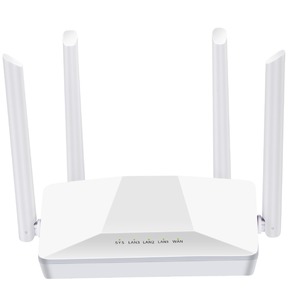 Routeur Wi-Fi sans fil double bande 1200 Mbps 2,4 GHz 5 GHz avec pare-feu et répéteur QoS, <span class=keywords><strong>amplificateur</strong></span> <span class=keywords><strong>de</strong></span> signal et extension Wi-Fi - Product Image 6