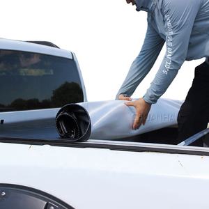 Benext Soft Tri-Folding Tonneau <span class=keywords><strong>Cover</strong></span> para F150 Ranger Jeep Gladiator Navara Pickup Truck Bed Roll-Up <span class=keywords><strong>Cover</strong></span> - Product Image 3