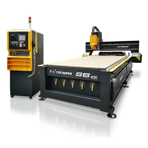 Multifunction Woodworking Machine Atc Wood Door Engraving 3d Cnc Wood Router Machine