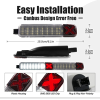 Lumière de courtoisie de porte LED Canbus pour Chevrolet CK Silverado Tahoe pour GMC Sierra Yukon X Style, lampe blanche rouge, 2 pièces