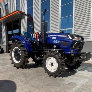 Tracteur agricole bleu 60HP 4x4 avec transmission par engrenages et moteur haute productivité pour usage agricole - Product Image 2