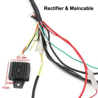 12V Quad Dirt Bike ENSEMBLE Complet Électrique Faisceau De Câblage Loom Solénoïde Bobine Redresseur CDI 50 70cc 110cc 125cc ATV Quad Bike Go Kart
