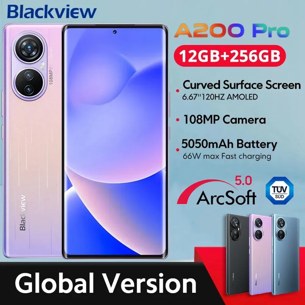 Blackview A200 Pro - Rugged Phone with 2K Display & 120hz