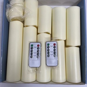 Không thấm nước LED trụ cột nến Pin hoạt động <span class=keywords><strong>Flameless</strong></span> điều khiển từ xa hẹn giờ cho nhà đám cưới giáng sinh nhựa Hàng Mã nến - Product Image 4