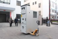 Armoire de commutation blindée métallique extractible 24 kV, coffret de distribution intérieur triphasé AC moyenne tension à enceinte métallique