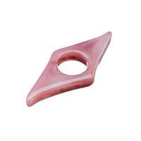 Anillo Separador de Páginas de Resina Colorido, Soporte para el Pulgar, Accesorio de Ayuda para la Lectura, Regalo para Amantes de los Libros, Estudiantes y Maestros
