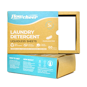 Feuilles de lessive écologiques <span class=keywords><strong>à</strong></span> marque privée, parfum linge frais, 60 lavages, nettoyage en profondeur et élimination des odeurs - Product Image 2