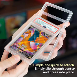 Chất lượng cao Silicone xếp loại thẻ slab cản tiêu chuẩn slab trường hợp bảo vệ cho hiển thị phân loại thẻ kinh doanh chủ thẻ - Product Image 4