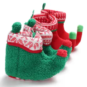 假日婴儿独特靴子装饰婴儿圣诞鞋