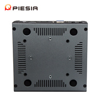 Mini serveur informatique Piesia CPU J4125, ordinateur industriel économique, I7 I5 I3, PC barebone sans ventilateur, mini Nano ITX Host DDR3 8 Go 4 ports LAN MINI PC