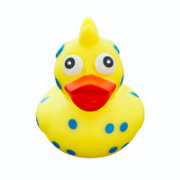 Canard en caoutchouc promotionnel personnalisé de jouets de bain flottants en vinyle de 5.5cm