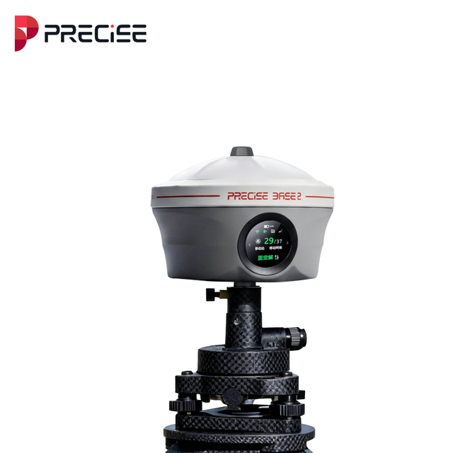 5W High Power Radio PRECISE Base2 IP68 GPS RTK Surveying Instrument IK08 GNSS Receiver 4G/Bluetooth/WiFi GALILEO GLONASS