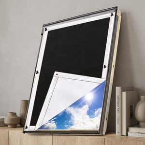 Store occultant thermique Johgee pour puits de lumière |   Protection thermique anti-UV |   Compatible VELUX GGU GGL GPU GPL <span class=keywords><strong>GHU</strong></span> GHL GTU GTL GXU GXL - Product Image 4