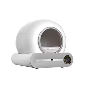 Litière pour <span class=keywords><strong>chat</strong></span> électrique intelligente à nettoyage automatique de qualité supérieure, entièrement fermée, contrôle par application, fonctionnement silencieux, capacité de 65 L - Product Image 2