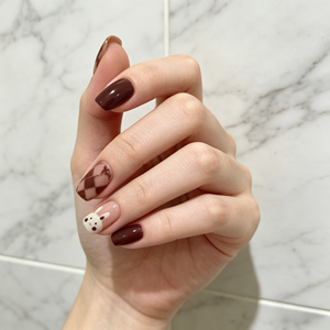 Uñas Postizas Cuadradas Personalizables de 24 Piezas <span class=keywords><strong>con</strong></span> Pegamento, Material PMMA Reutilizable, Diseño de <span class=keywords><strong>Manicura</strong></span> <span class=keywords><strong>Francesa</strong></span> de Cobertura Completa para Uso en Dedos - Product Image 6