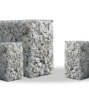 Precio Económico: Cesta de Gabiones Soldados Galvanizados de 0.5mx1mx1m, 5mm, 50mm, 75mm, 100mm, Jaula de Piedra de Gabiones Soldados, Muro de Contención de Gabiones - Product Image 3