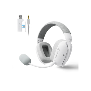 Cuffie da Gaming Wireless <span class=keywords><strong>Attack</strong></span> Shark L80 Pro Over-Ear Tri-Mode con Microfono Staccabile e Design Ultraleggero - Product Image 1