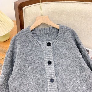 <span class=keywords><strong>Cardigan</strong></span> in Cashmere monopetto a manica lunga a manica lunga e lunga da donna di alta qualità alla moda maglione in lana lavorato a maglia autunno inverno - Product Image 4