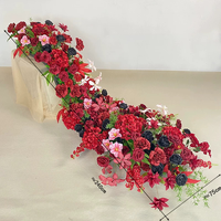 Offre Spéciale : Guirlandes de fleurs de rose artificielles faites à la main, en plastique, pour décorations de mariage, de fête et de rentrée scolaire, réutilisables et recyclables