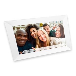 Cadre photo numérique intelligent Wi-Fi de 10 pouces, modèle DPF-IR10W, couleur blanche, pour appareils électroménagers intelligents - Product Image 1