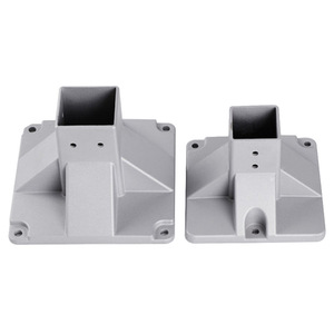 Aluminum Profile Base Square Cast Aluminum Feet 6000 Series Q 240-2012 For Guardrail And Conveyor Accessories - Product Image 2