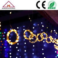 Wanddekoration Fenster Vorhang Zeichenlicht wasserdicht Weihnachten Hochzeit Party Kupferdraht Märchenlicht USB-Aufladung Indoor 50 3 M
